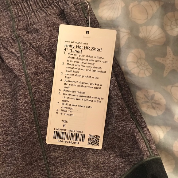 Sold- Lululemon High Rise Hotty Hot Shorts - Picture 2 of 2